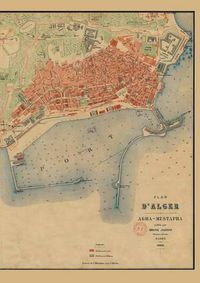 Cover image for Carnet Blanc, Plan d'Alger, Jourdan, 1888