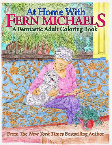 Cover image for At Home with Fern Michaels: A Ferntastic Adult Coloring Book