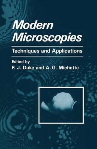 Cover image for Modern Microscopies: Techniques and Applications