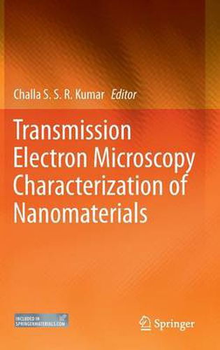 Cover image for Transmission Electron Microscopy Characterization of Nanomaterials
