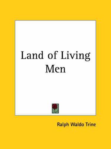 Cover image for Land of Living Men (1910)