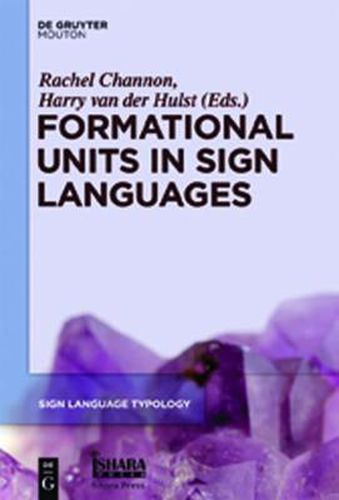 Cover image for Formational Units in Sign Languages