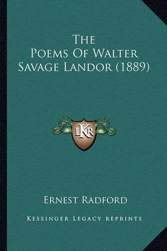 The Poems of Walter Savage Landor (1889)