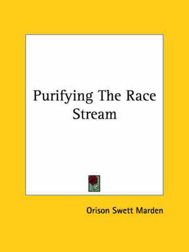 Cover image for Purifying the Race Stream