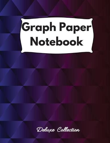 Cover image for Graph Paper Notebook: Large Simple Graph Paper Notebook, 100 Quad ruled 5x5 pages 8.5 x 11 / Grid Paper Notebook for Math and Science Students / Deluxe Collection Notebook