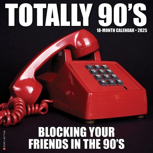 Cover image for Totally 90s 2026 12 X 12 Wall Calendar
