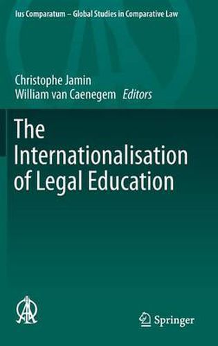 Cover image for The Internationalisation of Legal Education