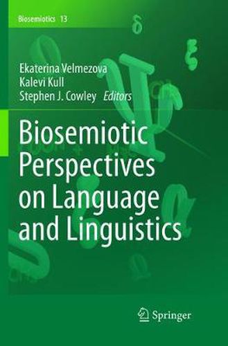 Cover image for Biosemiotic Perspectives on Language and Linguistics