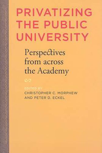 Cover image for Privatizing the Public University: Perspectives from across the Academy