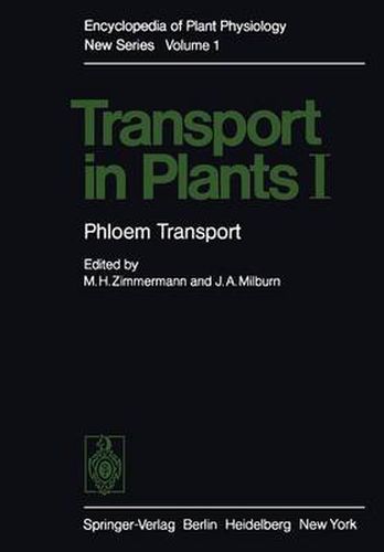 Cover image for Transport in Plants I: Phloem Transport