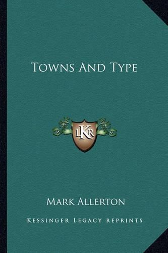 Cover image for Towns and Type