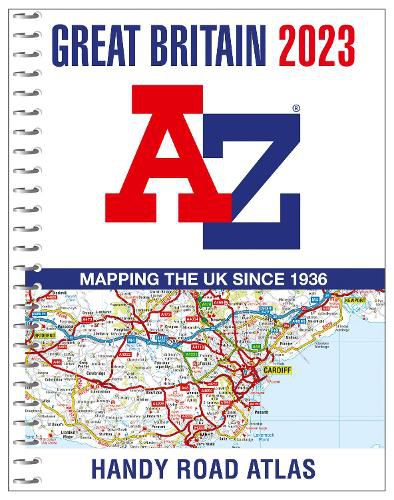 Cover image for Great Britain A-Z Handy Road Atlas 2023 (A5 Spiral)