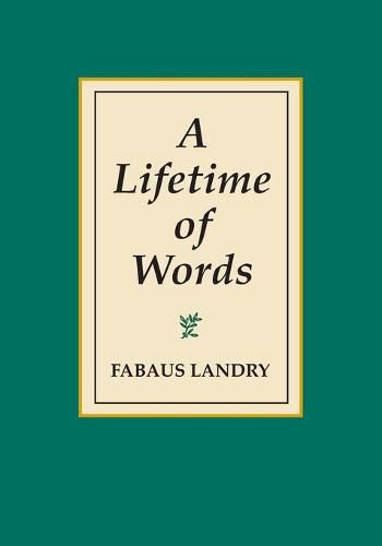 Cover image for A Lifetime of Words