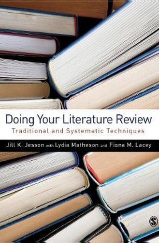 Cover image for Doing Your Literature Review: Traditional and Systematic Techniques