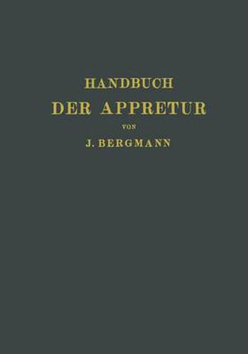 Cover image for Handbuch Der Appretur