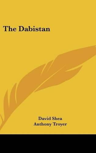 Cover image for The Dabistan