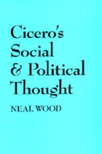 Cover image for Cicero's Social and Political Thought