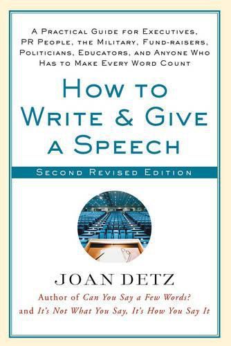 Cover image for How to Write and Give a Speech