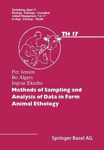 Cover image for Methods of Sampling and Analysis of Data in Farm Animal Ethology