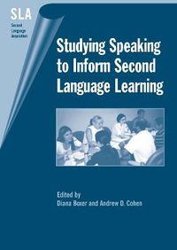 Cover image for Studying Speaking to Inform Second Language Learning