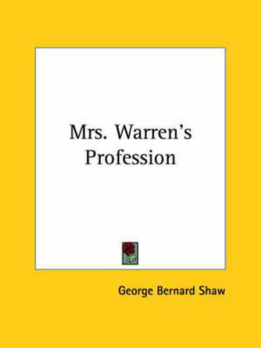 Cover image for Mrs. Warren's Profession