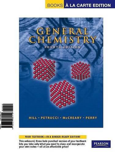 Books a la Carte for General Chemistry