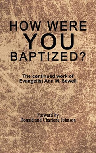 Cover image for How Were You Baptized?