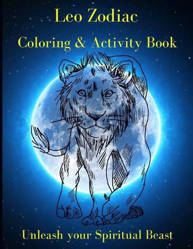 Cover image for Leo Zodiac Coloring & Activity Book: Horoscope Activity Book