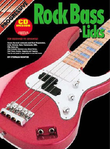 Cover image for Progressive Rock Bass Licks
