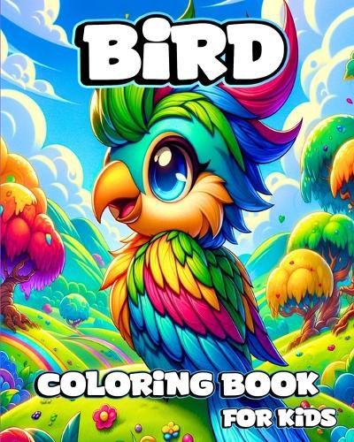 Cover image for Bird Coloring Book for Kids