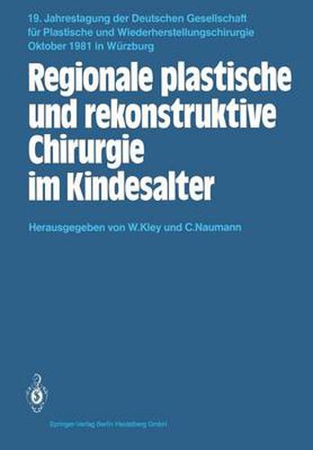 Cover image for Regionale Plastische Und Rekonstruktive Chirurgie Im Kindesalter