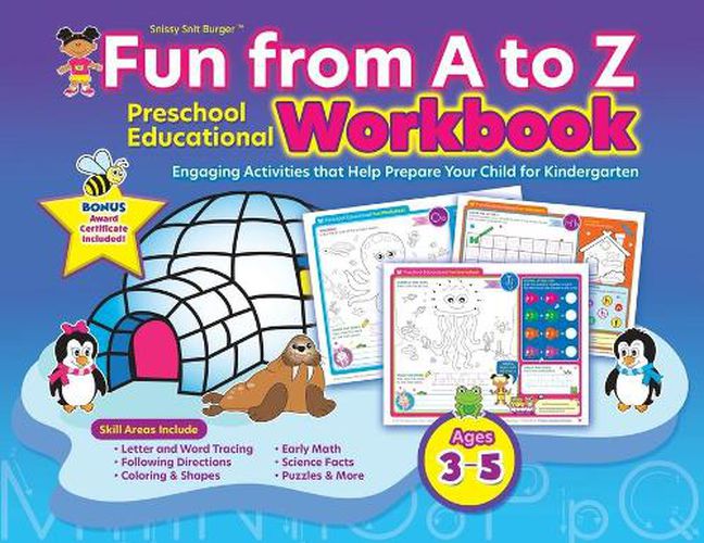 Cover image for Snissy Snit Burger(TM) Fun From A to Z: Preschool Educational Workbook