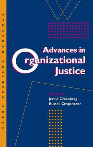 Cover image for Advances in Organizational Justice