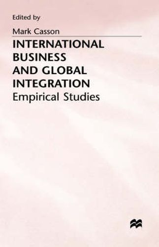 Cover image for International Business and Global Integration: Empirical Studies