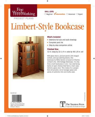 Cover image for Fine Woodworking's Limbert-Style Bookcase