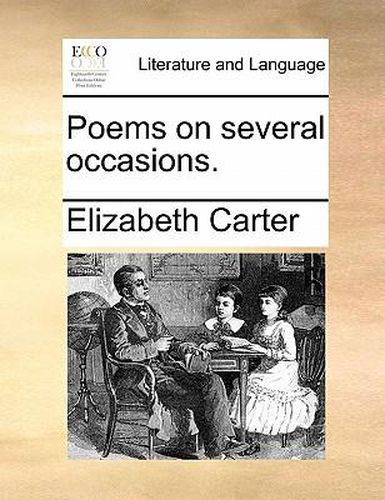 Cover image for Poems on Several Occasions.