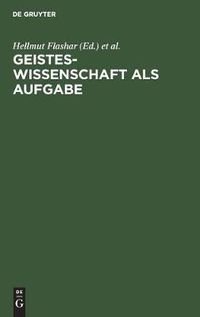 Cover image for Geisteswissenschaft als Aufgabe