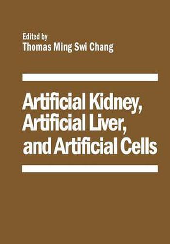 Cover image for Artificial Kidney, Artificial Liver, and Artificial Cells