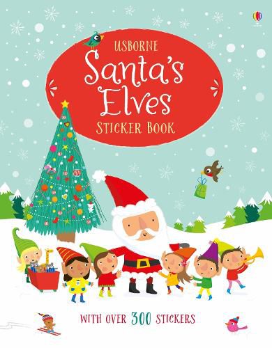Cover image for Santa's Elves Sticker Book