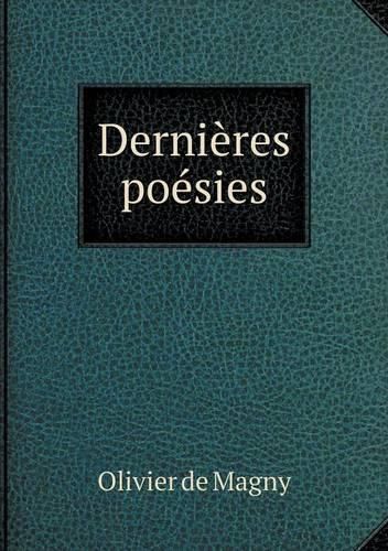 Cover image for Dernieres poesies