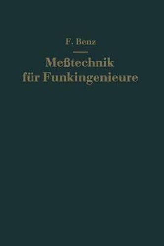 Cover image for Messtechnik fur Funkingenieure