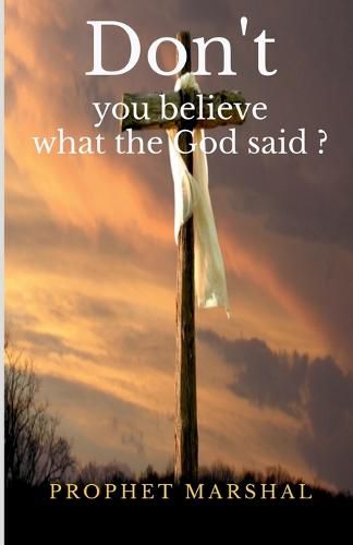 Cover image for Don't you believe what the GOD said ?