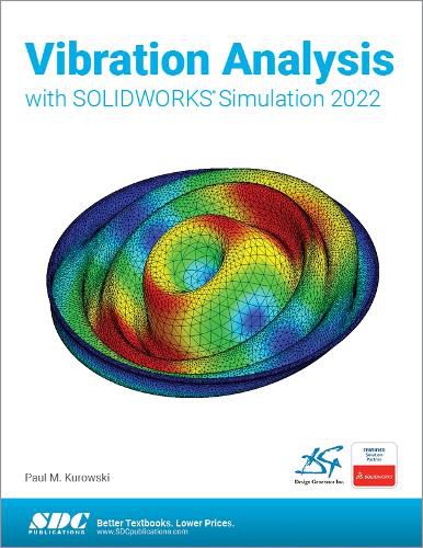 Cover image for Vibration Analysis with SOLIDWORKS Simulation 2022
