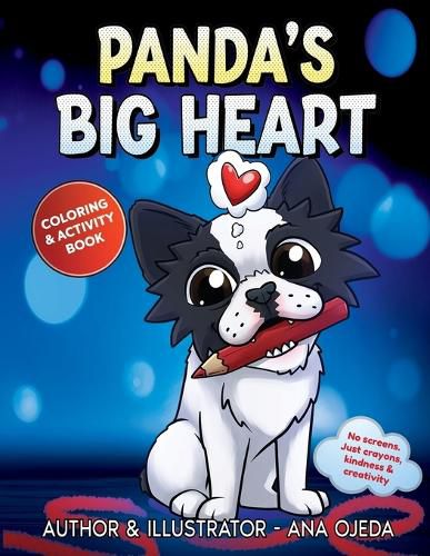 Cover image for Panda's Big Heart Coloring & Activity Book