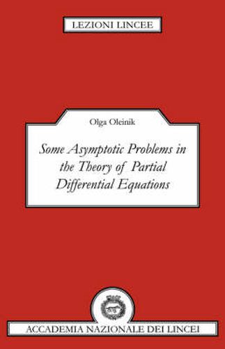 Cover image for Some Asymptotic Problems in the Theory of Partial Differential Equations