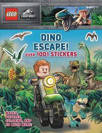 Cover image for Lego Jurassic World: Dino Escape!: Over 1001 Stickers