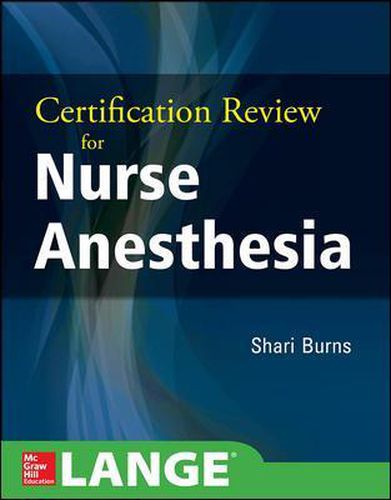 Cover image for Certification Review for Nurse Anesthesia