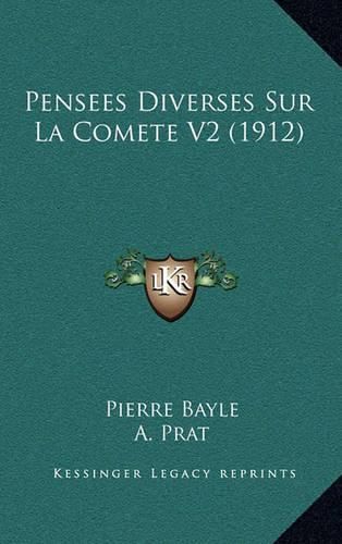Cover image for Pensees Diverses Sur La Comete V2 (1912)