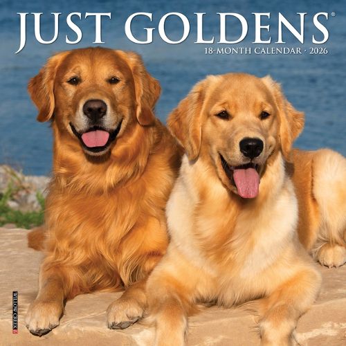 Cover image for Just Goldens 2026 Mini Wall Calendar