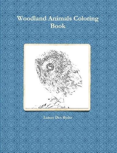 Cover image for Woodland Animals Coloring Book